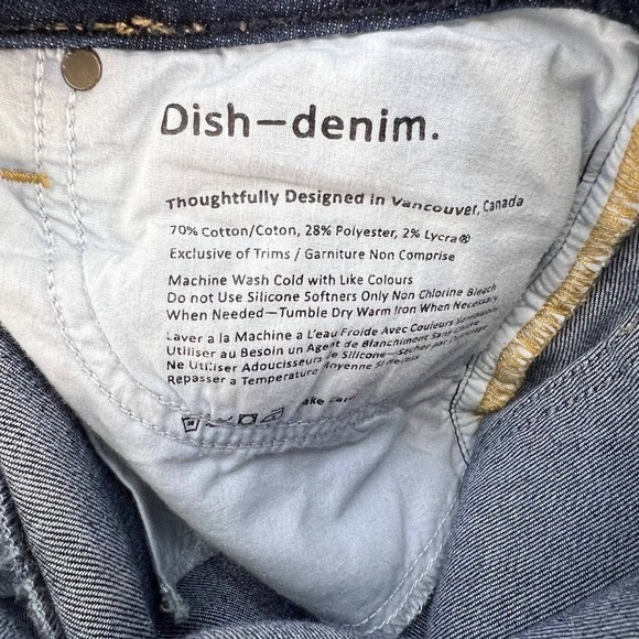 Dish Denim Women's Straight & Narrow Jeans Size W26 L32 - Picture 10 of 15